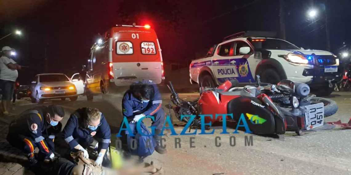 Homem em situação de rua fica em estado grave após ser atropelado na Antônio da Rocha Viana