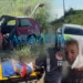 Buraco na estrada Transacreana provoca grave acidente; carros colidiram de frente