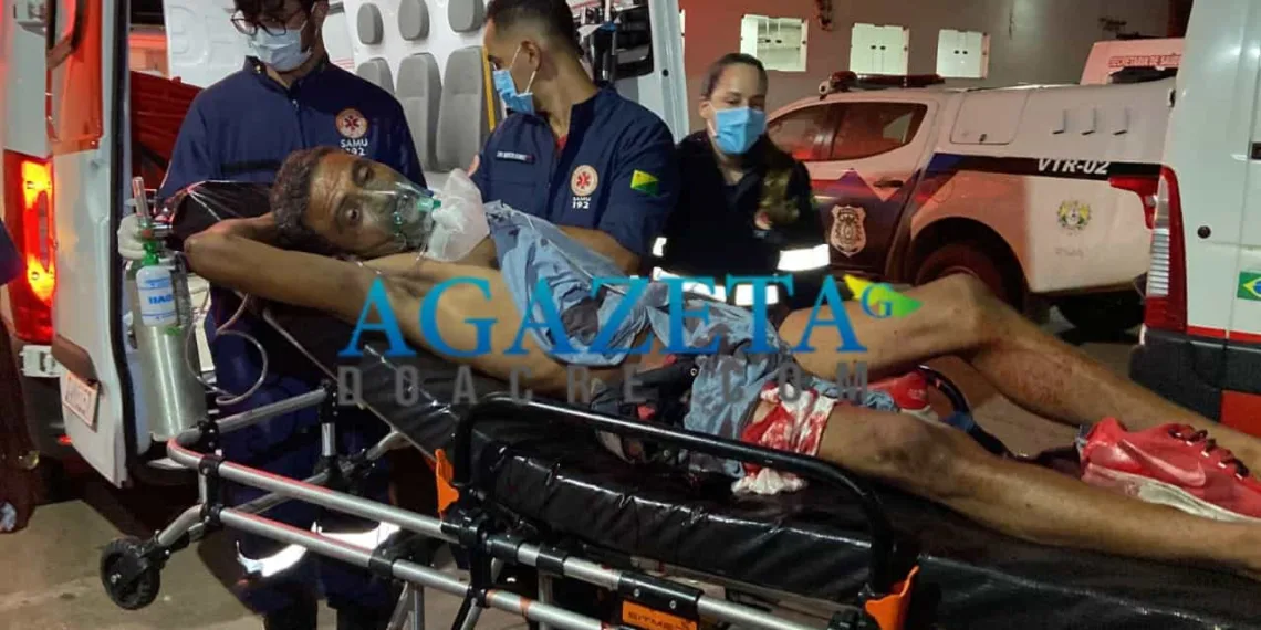 Assaltantes ameaçam Polícia Militar com simulacro e são baleados na Via Chico Mendes
