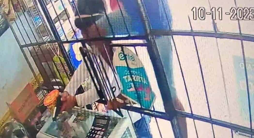 Câmera de segurança filma brasileiros assaltando comércio na cidade boliviana de Cobija; veja o vídeo