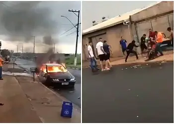 Sogro diz que carro incendiado foi “mimo” para genro com quem tinha um caso