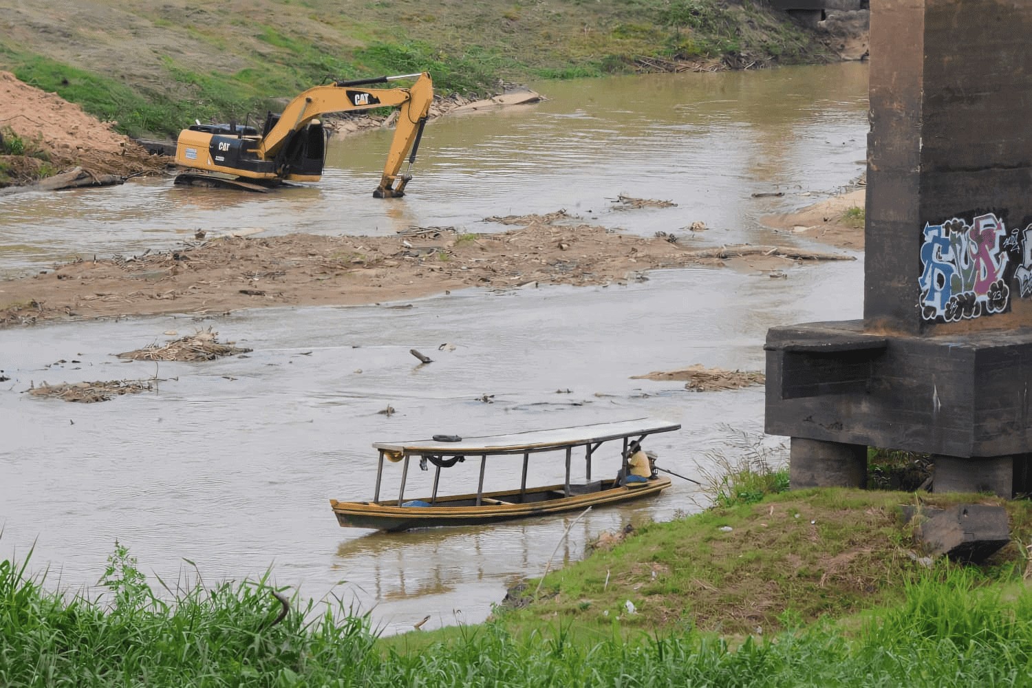 Com chuvas abaixo do esperado, nível do Rio Acre está 1,5 metro abaixo do registrado no mesmo período de 2022