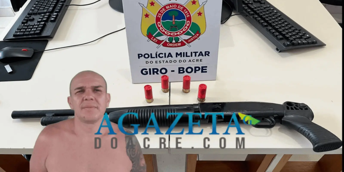 Homem que foi preso com espingarda no Taquari é suspeito de participar de chacina