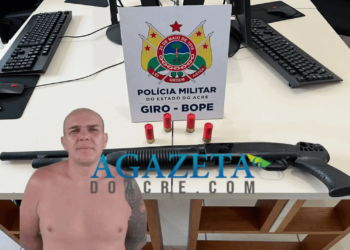 Homem que foi preso com espingarda no Taquari é suspeito de participar de chacina