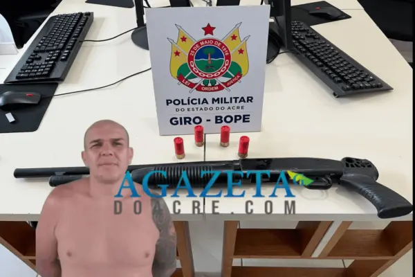 Homem que foi preso com espingarda no Taquari é suspeito de participar de chacina