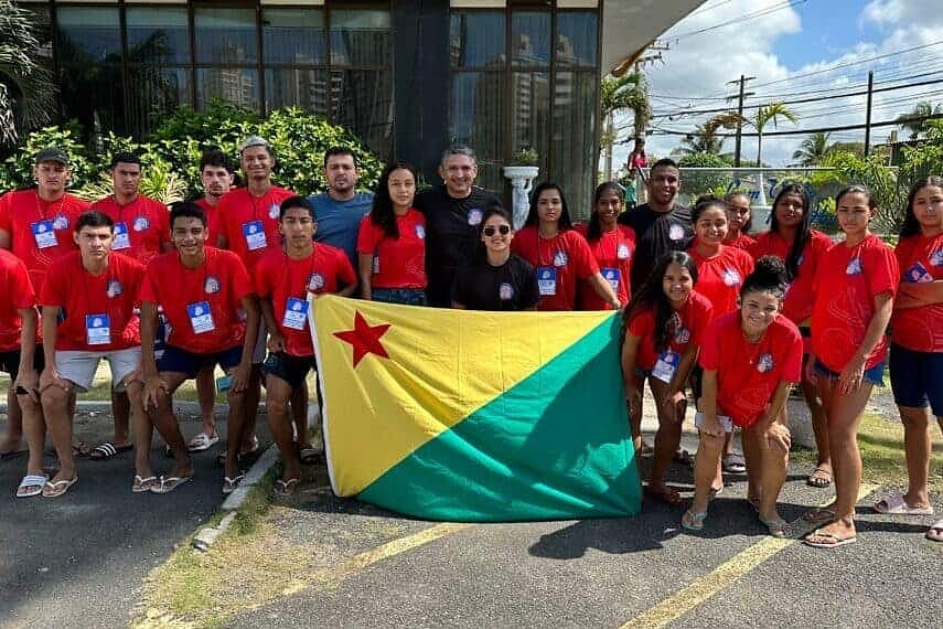 Delegação acreana participa do Campeonato Brasileiro de Futsal Escolar