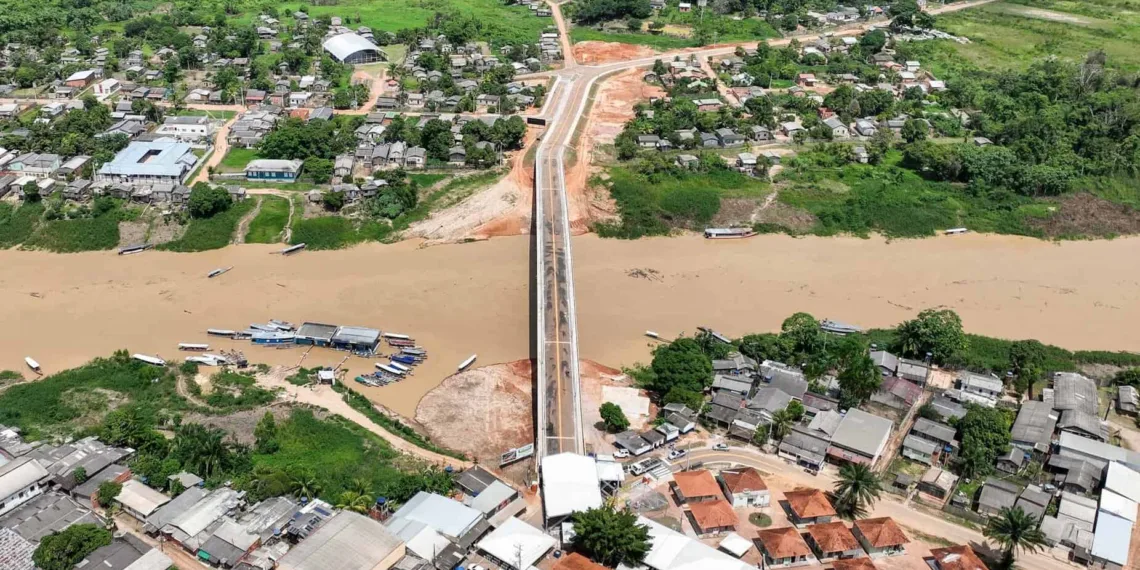 Ponte é uma das grandes construções que constavam no plano de governo da gestão Cameli. Foto: Pedro Devani/Secom