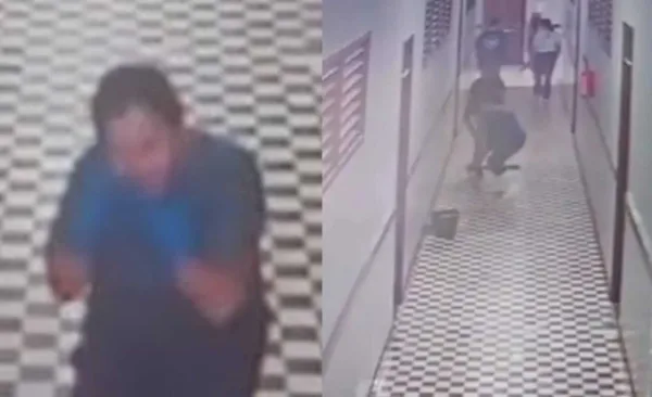 Homem que invadiu escola e desferiu facada no pescoço da ex-mulher é condenado a 16 anos de prisão