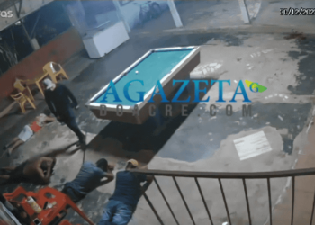 Cenas fortes: vídeo mostra momento em que comerciante é assassinado em Rio Branco