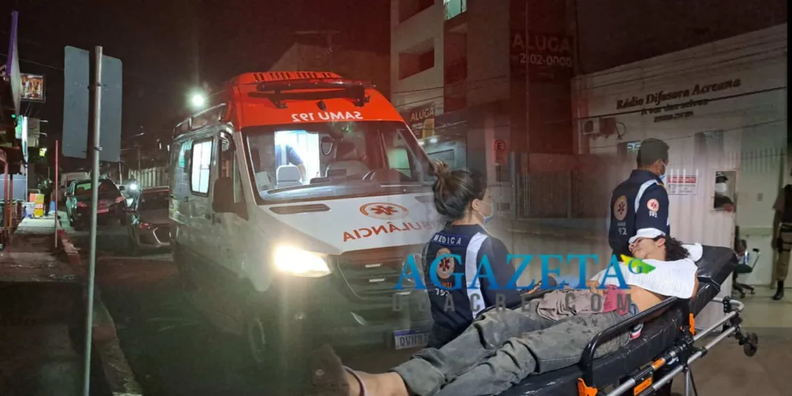 Suspeito de cometer roubos no Centro de Rio Branco é agredido e vai parar no PS