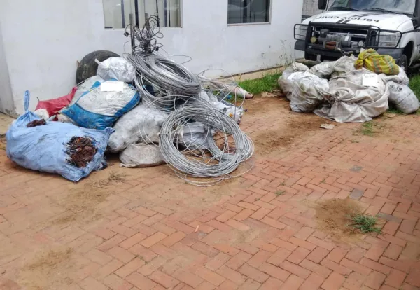Polícia diz que toneladas de fios de cobre roubados eram levados para fora do Acre semanalmente