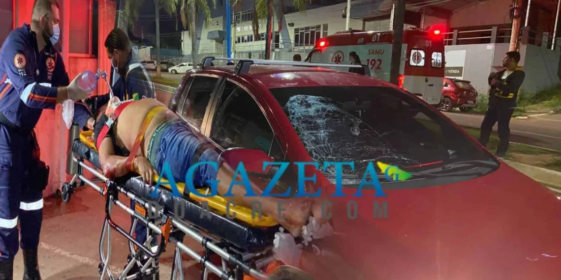 Homem é atropelado ao sair do próprio carro, na Avenida Ceará, e fica em estado grave