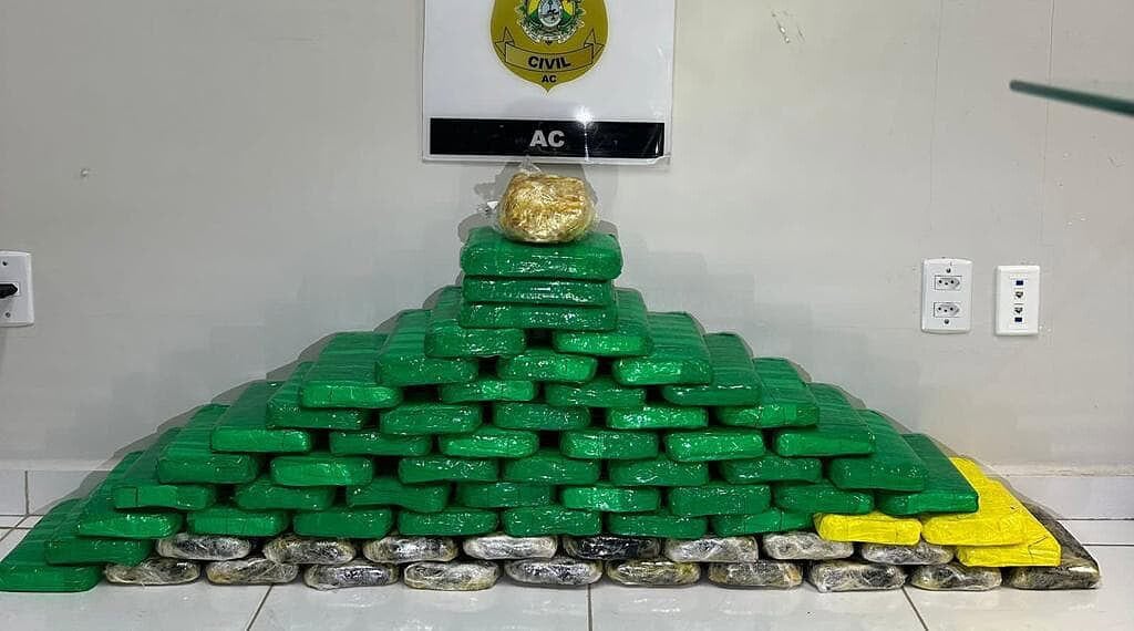 Polícia prende maranhense responsável pelo transporte de 100 quilos de drogas no Acre