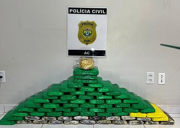 Polícia prende maranhense responsável pelo transporte de 100 quilos de drogas no Acre