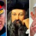 Rei Charles III e o Papa Francisco estariam nas previsões de Nostradamus (centro) para 2024 — Foto: Getty