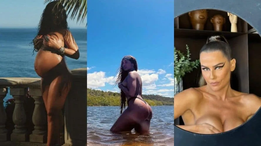 Rihanna, Iza, Deborah Secco e mais: confira famosas que já aderiram ao topless — Foto: Instagram/reprodução