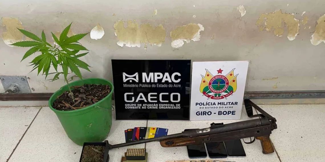 Gaeco e PM prendem integrante de organização criminosa de âmbito nacional no Acre
