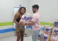 LBV realiza a entrega 465 cestas de alimentos no Acre
