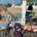 Colisão entre motos deixa duas pessoas gravemente feridas