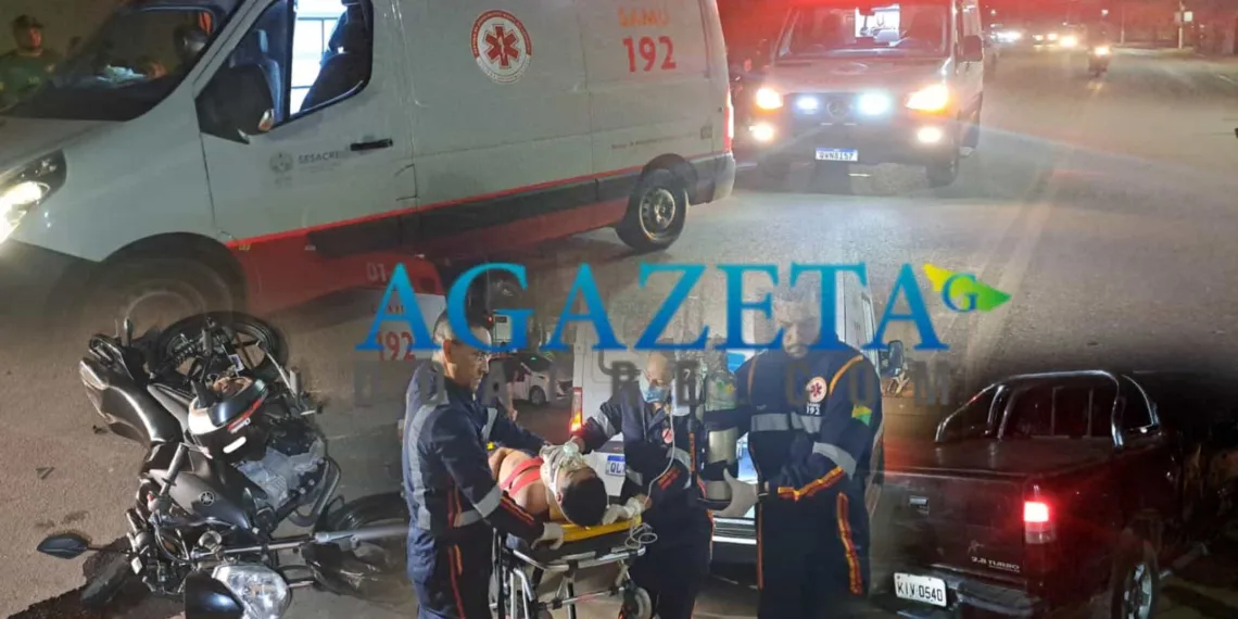 Motociclista corre risco de ficar paraplégico após acidente na Avenida Sobral