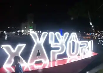 Ornamentação natalina da praça de Xapuri é depredada; prefeitura emite nota