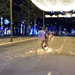 Jovem viraliza nas redes sociais fazendo manobras de bicicleta em meio a iluminação natalina; Veja o vídeo