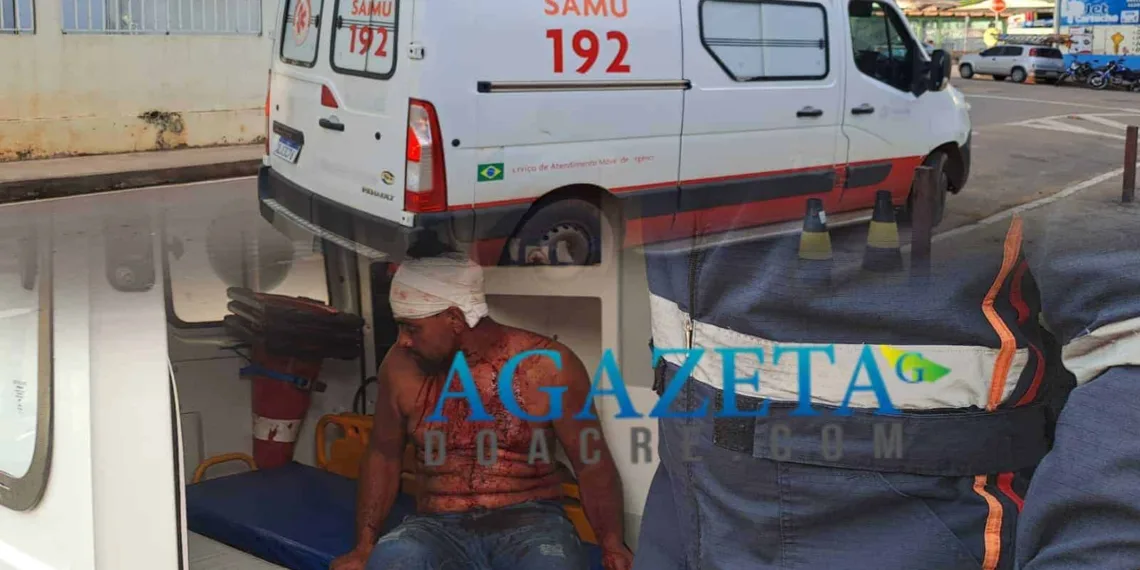 Homem é brutalmente espancado em briga de rua, na capital acreana