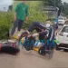 Homem sofre fratura na exposta na perna em acidente envolvendo veículos na AC-10