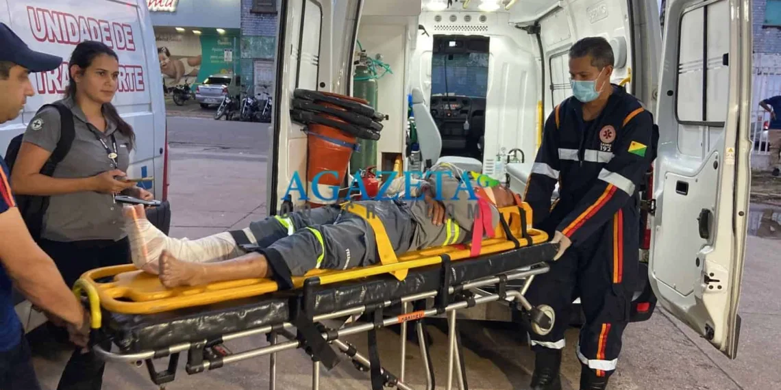 Homem é atropelado em pátio de empresa de telefonia por colega de trabalho