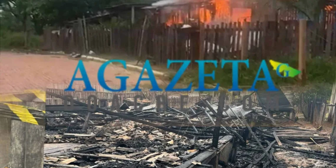 Guerra entre facções: Criminosos incendeiam residência no 2⁰ Distrito da Capital
