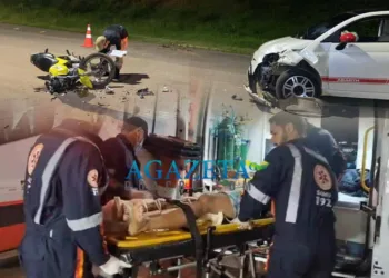 Motociclista fica gravemente ferido em colisão no bairro Xavier Maia