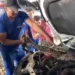 Mecânico encontra jiboia de mais de 2 metros em motor de carro no Acre; veja o vídeo