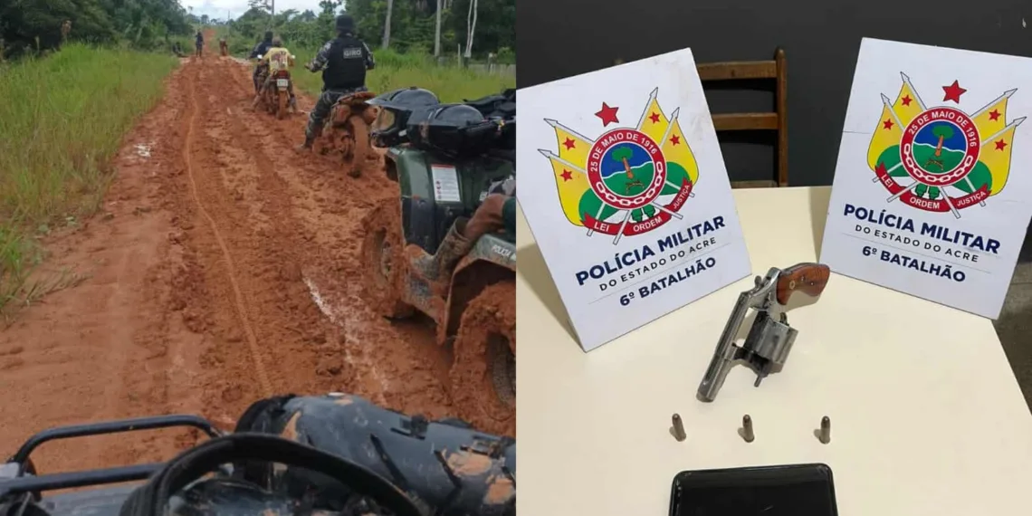 Polícia Militar prende homem com arma de fogo em Mâncio Lima
