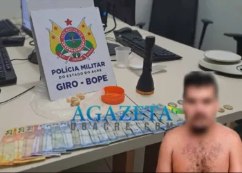 Homem é preso em flagrante por tráfico de drogas