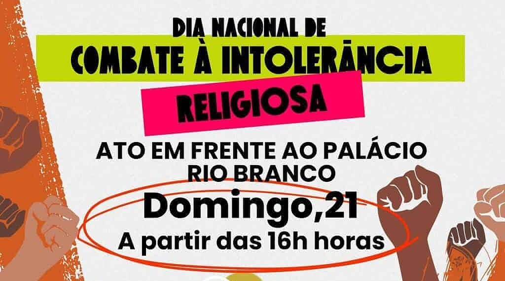 Cobrando respeito, lideranças religiosas organizam ato de enfrentamento à intolerância, em Rio Branco