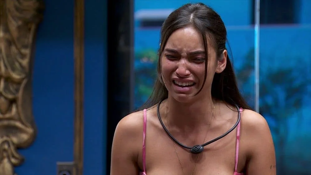 Vanessa Lopes chora no BBB 24 — Foto: Foto: Globo
