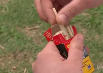 Cigarro de palha. — Foto: Reprodução / TV Globo