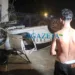 Após atropelar ciclista, motorista é perseguido e capota o carro várias vezes, em Rio Branco