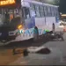 Motociclista morre após colisão violenta contra ônibus em frente ao Terminal Urbano