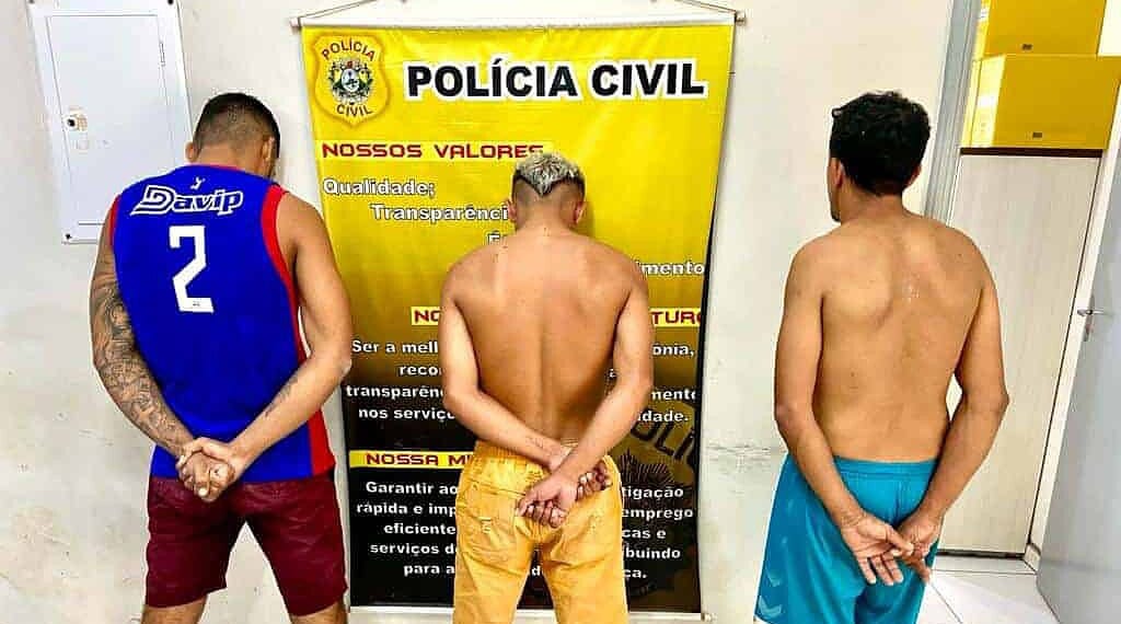 Polícia prende três pessoas ligadas a organização criminosa, tráfico de drogas e corrupção de menores