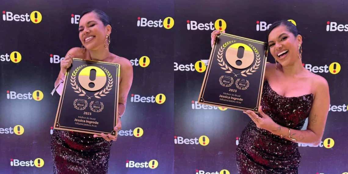 Acreana Jéssica Ingrede ganha prêmio nacional de influenciadores do Brasil
