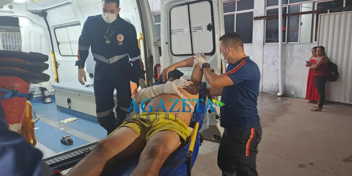 Trio sofre tentativa de homicídio em bairro de Rio Branco; homem é atingido com disparos