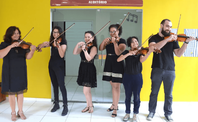 Escola de Música do Acre está com inscrições abertas para alunos da rede pública e comunidade — Foto: Mardilson Gomes/SEE