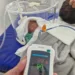 O bebê nasceu com apenas 33 semanas de gestação e se chama Luidy. Foto: cedida