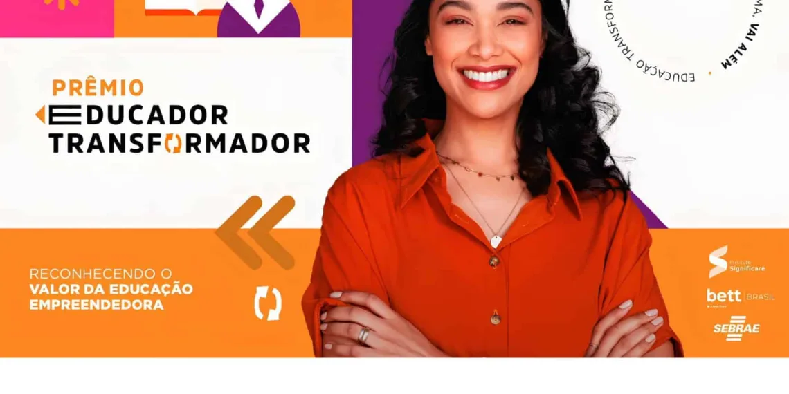 Inscrições do Prêmio Educador Transformador encerram nesta segunda-feira