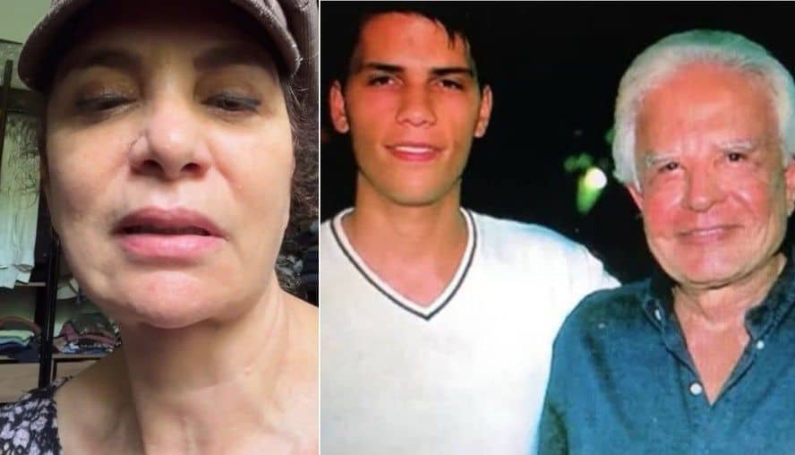 Fátima Sampaio, Cid Moreira e Roger — Foto: Reprodução/ Instagra