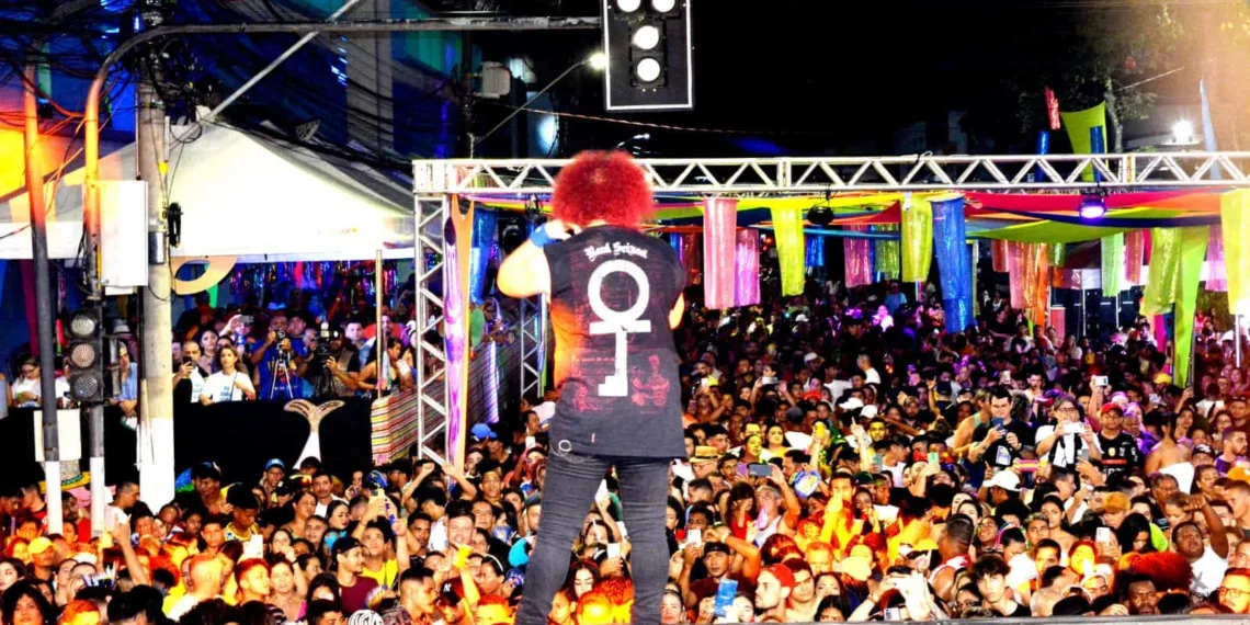 Show de Wanderley Andrade reúne mais de 8 mil pessoas no Centro de Rio Branco
