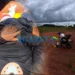 Motociclista fica ferido em colisão com caminhonete no interior do Acre