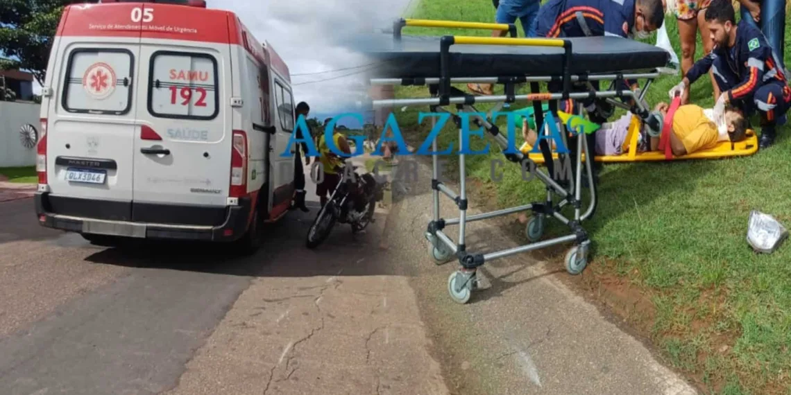 Idoso é atropelado e sofre fratura exposta na perna