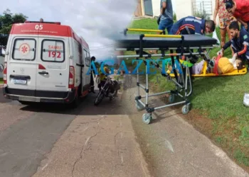 Idoso é atropelado e sofre fratura exposta na perna